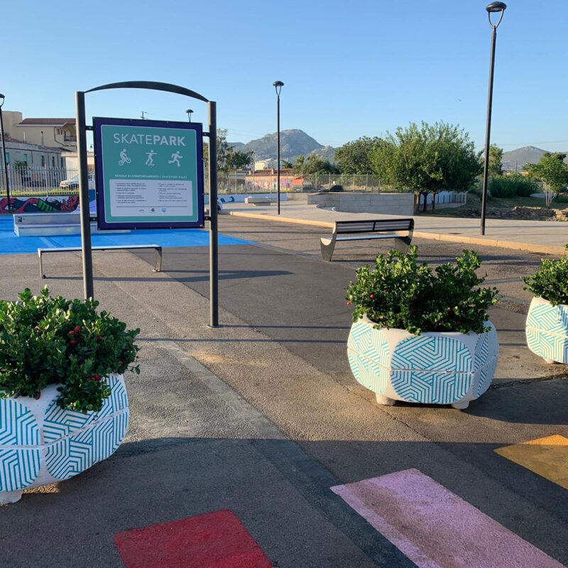 Rampe e arredi per skatepark Olbia